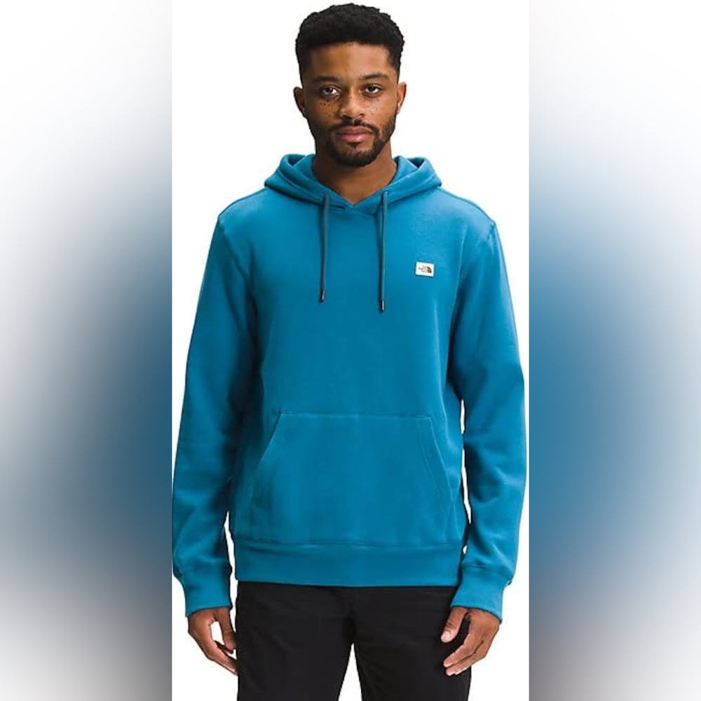 The North Face Heritage Patch Pullover Hoodie - Men’s Extra Large (XL) - Blue